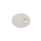 image of RAK Porcelain NFMROP18WH Oval Plate, 7" x 4-1/3", Sand White China, Break‑Resistant - 12/Case