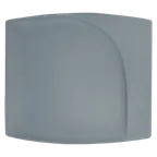 image of RAK Porcelain NFMZSP32PG Plate, 12"-3/5" x 11"-2/5", Pitaya Grey Porcelain, Dishwasher Safe - 6/Case