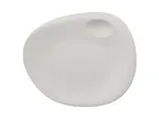 image of RAK Porcelain NFNBFP31WH Neo Fusion Dinner Plate, 12.25" x 10.44" x 0.67" White Porcelain - 6/Case
