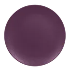 image of RAK Porcelain NFNNPR18PP Plate, 7-1/8" Round, Coupe Rim, Purple, Dishwasher Safe - 24/Case