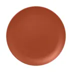 image of RAK Porcelain NFNNPR29BW - Neo Fusion Round Plate, 11.5" Dia, Brown, Oven/Microwave Safe - 12/Case