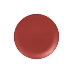 image of RAK Porcelain NFNNPR29DR Neo Fusion Round Plate, 11½" Dark Red Coupe Rim - 12/Case