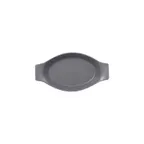 image of RAK Porcelain NFOPOD20GY Baking Dish 6-3/4 oz 7-7/8" x 4-1/3" Stone Gray Oven Safe - 12/Case