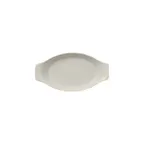 image of RAK Porcelain NFOPOD20WH Baking Dish, 6.75 oz, 7-7/8" x 4-1/3", Sand White, Oven Safe - 12/Case