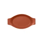 image of RAK Porcelain NFOPOD25BW - Oval Baking Dish 11 oz 9" x 5" China, Oven/Microwave Safe - 24/Case
