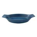 image of RAK Porcelain NFOPOD25TB - Oval Baking Dish 14.2 oz 9"x5.5" Teal Blue Porcelain - 24/Case