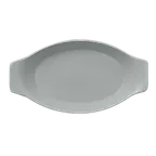 image of RAK Porcelain NFOPOD30PG - Oval Baking Dish, 26.35 oz (11" x 6"), Grey Porcelain, Safe - 6/Case