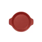 image of RAK Porcelain NFOPRD16DR Neo Fusion Baking Dish, 15.2 oz, Magma Dark Red, Microwave Safe - 12/Case