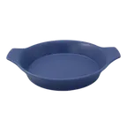 image of RAK Porcelain NFOPRD16OL - Round Baking Dish, 15.2 oz, 8.45"L x 7.1"W, Orchid Lavender - 12/Case