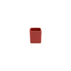 image of RAK Porcelain NFOPSD01DR - Sauce Dish, 3‑5 oz, 2" Square, Dark Red China, Oven Safe - 12/Case