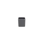 image of RAK Porcelain NFOPSD01GY - Neo Fusion Cube Sauce Dish, 3 oz, 2" Square, Stone Gray, Oven‑Safe 12/Case