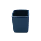 image of RAK Porcelain NFOPSD01TB Sauce Dish, 3.05 oz, 1.96" sq, Teal Blue Porcelain, Dishwasher Safe - 12/Case