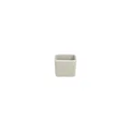 image of RAK Porcelain NFOPSD02WH - Neo Fusion Cube Sauce Dish, 2 oz (2" x 2") Sand White Oven Safe - 12/Case