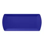 image of RAK Porcelain NFOPSP35BB Tray 13.8" x 5.9" Rect Porcelain Berry Blue Dishwasher Safe - 12/Case
