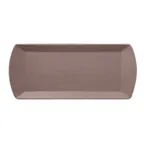 image of RAK Porcelain NFOPSP35CB Sandwich Tray, 13.8" L x 5.9" W, Chestnut Brown Porcelain, 12/Case