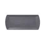image of RAK Porcelain NFOPSP35GY Sandwich Tray, 13.8" x 5.9" Gray China, Oven/Microwave Safe - 12/Case