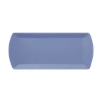 image of RAK Porcelain NFOPSP35OL Mellow Tray, 13.8" x 5.9" Orchid Porcelain, Dishwasher Safe - 12/Case