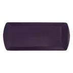 image of RAK Porcelain NFOPSP35PP Rectangular Sandwich Tray, 13.8" x 5.9" Plum Purple Porcelain - 12/Case