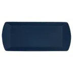 image of RAK Porcelain NFOPSP35TB Rectangular Sandwich Tray, 13.8" x 5.9" Teal Blue, Dishwasher Safe - 12/Case