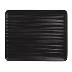 image of RAK Porcelain NFSHREP32W Rectangular Platter 12.8" x 10.65" Embossed Rim, Oven Safe - 6/Case
