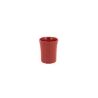 image of RAK Porcelain NFSPCU09DR - Saffron Cup 3.05 oz (2.35" Dia.) Dark Red, Oven/Microwave Safe - 12/Case
