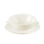 image of RAK Porcelain NNCS27 - Soup Bowl 9.15 oz 4" Diameter Porcelain Lid & Handles - 6/Case