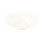 image of RAK Porcelain NNSA10 - Round Porcelain Saucer 3" Diameter with 2-1/3" Basin, White, 12/Case