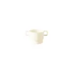 image of RAK Porcelain NOCU30 - Nordic 10 oz Stackable Cup with Handles, Dishwasher Safe - 6/Case