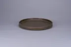 image of RAK Porcelain NOLD23SDB - 9" Round Dark Brown Ceramic Plate, Dishwasher Safe - 6/Case