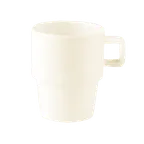 image of RAK Porcelain OPBMG23 Baltic Mug, 7-3/4 oz White Porcelain, Handle, Dishwasher Safe - 12/Case