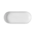 image of RAK Porcelain OPRB17 - Rectangular Bowl, 8 oz (6" 2/3) White Porcelain, Microwave Safe - 12/Case