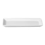 image of RAK Porcelain OPRT24 Rectangular Tray 9½" x 3¾" White Porcelain Microwave Safe - 12/Case