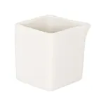 image of RAK Porcelain OPSD03 Creamer Pitcher, 2" sq, 0.5-3 Oz, Porcelain, Dishwasher Safe - 12/Case