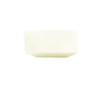 image of RAK Porcelain OPSP06 Mini Square Plate 2.5" x 2.5" Flared Edge Dishwasher Microwave Safe - 12/Case
