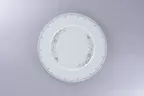 image of RAK Porcelain PLFDFP27D214 Floret Round Plate, 10.7" Diameter, Wide Rim, Porcelain - 12/Case