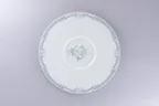 image of RAK Porcelain PLFDGF29D214 Floret Gourmet Plate, 11-2/5" Round White Porcelain Flat Wide Rim - 12/Case