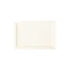 image of RAK Porcelain PLRP38 - Plate 15" x 8¼", Porcelain, Narrow Rim, Oven Microwave Safe - 6/Case