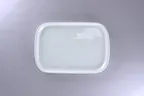 image of RAK Porcelain PLSKRP30 - White Rectangular Porcelain Platter 11" L x 7" W, Polaris Finish - 6/Case