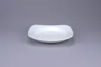 image of RAK Porcelain PLSKSDP21 Square Deep Plate, 8.3" x 8.3", White Polaris Porcelain, 12/Case