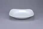 image of RAK Porcelain PLSKSDP27 Square Deep Plate, 10.7" x 10.7", White Porcelain, Polaris Finish - 12/Case