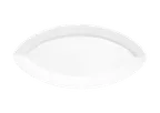 image of RAK Porcelain PLSTCP24 - Oval Plate, 9.45" Wide Rim, Porcelain, Dishwasher Safe - 6/Case