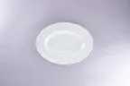 image of RAK Porcelain PLVIOP28 - Oval Plate 8.27" W x 11.02" L, Porcelain, Fridge/Freezer/Oven Safe - 6/Case