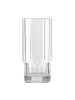 image of RAK Porcelain PLYLANCL16 - 3" D x 6.25" H Clear Polycarbonate Cooler, 16 oz (1 pt) - 24/Case