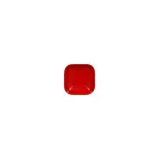 image of RAK Porcelain RBAUSB11 Ruby Square Bowl 5.6 oz (4" x 4"), Red Porcelain, Dishwasher Safe - 24/Case