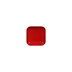image of RAK Porcelain RBAUSB15 - Ruby Square Bowl 11 Oz 5"-5.9" Red Porcelain Dishwasher Safe - 12/Case