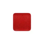 image of RAK Porcelain RBAUSP22 Ruby Square Plate, 8.625" x 8.625", Porcelain Red, Dishwasher Safe - 12/Case