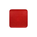 image of RAK Porcelain RBAUSP27 Square Plate, 10.625" x 10.625", Porcelain Red, Dishwasher Safe - 6/Case