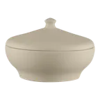 image of RAK Porcelain REABUCD23 Soup Tureen 73.4 oz 9.25" Dia Porcelain with Cover 65-96 oz - 1/Case