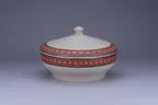 image of RAK Porcelain REABUCD23E18 Soup Tureen, 73.4 oz (9.25" Dia) Round Porcelain with Cover - 1/Case