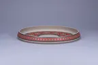 image of RAK Porcelain REAINTP31E18 Round Porcelain Thali Tray, 13" Diameter, 57.5 oz, BAANTNA Design - 2/Case
